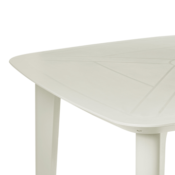 Matbord utomhus Sorico 86x86 cm - Beige - Utemöbler & utemiljö - Utebord & trädgårdsbord - Matbord utomhus