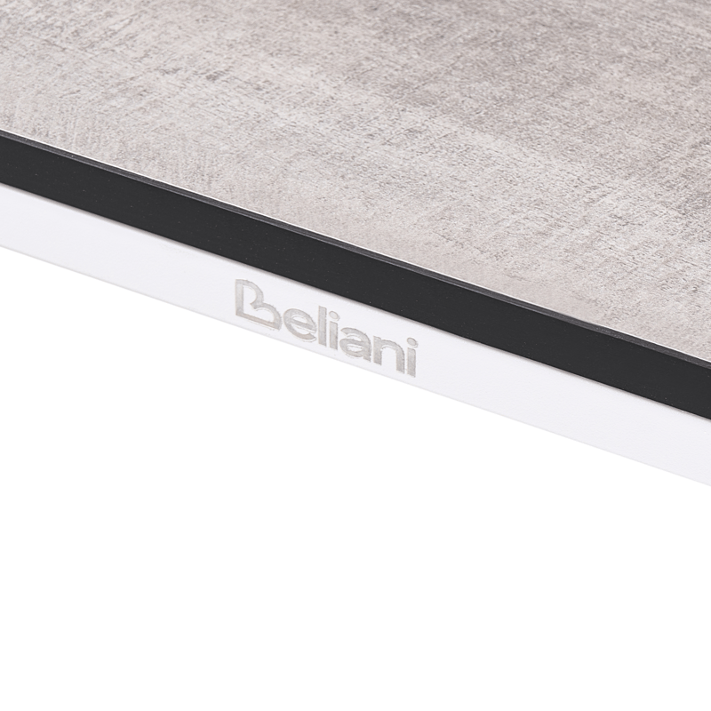 Matbord utomhus Sovareto 90x180 cm Imitation Av Trä - Grå/Vit - Utemöbler & utemiljö - Utebord & trädgårdsbord - Matbord utomhus