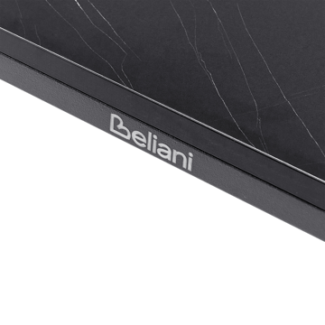 Matbord utomhus Sovareto 90x180 cm Marmoreffekt - Svart/Grå - Utemöbler & utemiljö - Utebord & trädgårdsbord - Matbord utomhus