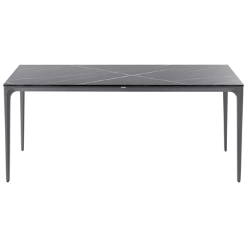 Matbord utomhus Sovareto 90x180 cm Marmoreffekt - Svart/Grå - Utemöbler & utemiljö - Utebord & trädgårdsbord - Matbord utomhus