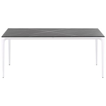 Matbord utomhus Sovareto 90x180 cm Marmoreffekt - Svart/Vit - Utemöbler & utemiljö - Utebord & trädgårdsbord - Matbord utomhus