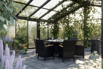 Thor Bord Rund 140 cm - Svart - Utemöbler & utemiljö - Utebord & trädgårdsbord - Matbord utomhus