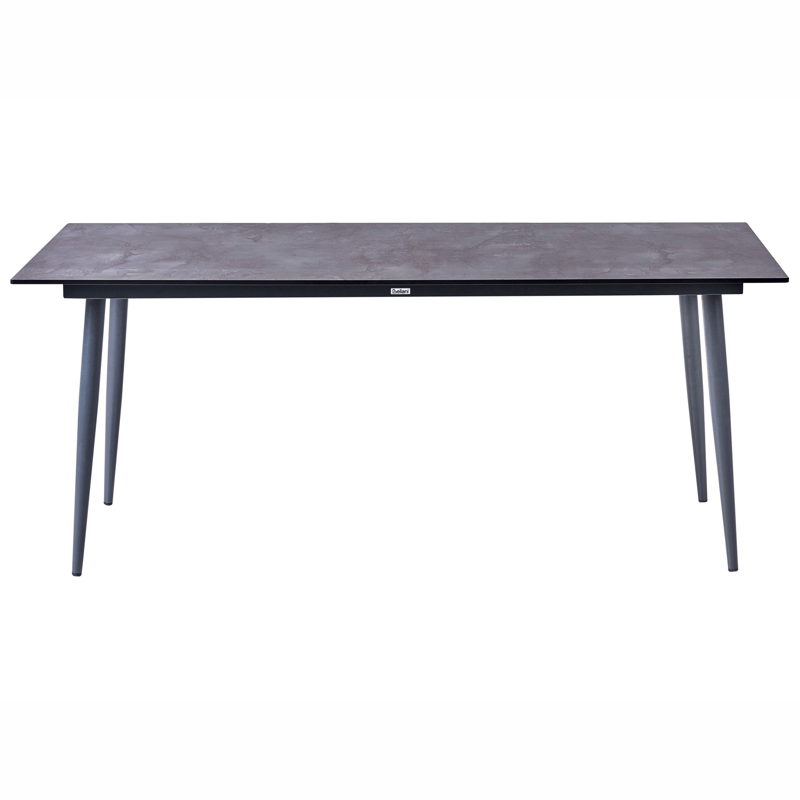 Matbord utomhus Tolentino 180 cm Steneffekt - Grå - Utemöbler & utemiljö - Utebord & trädgårdsbord - Matbord utomhus