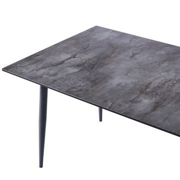 Matbord utomhus Tolentino 180 cm Steneffekt - Grå - Utemöbler & utemiljö - Utebord & trädgårdsbord - Matbord utomhus