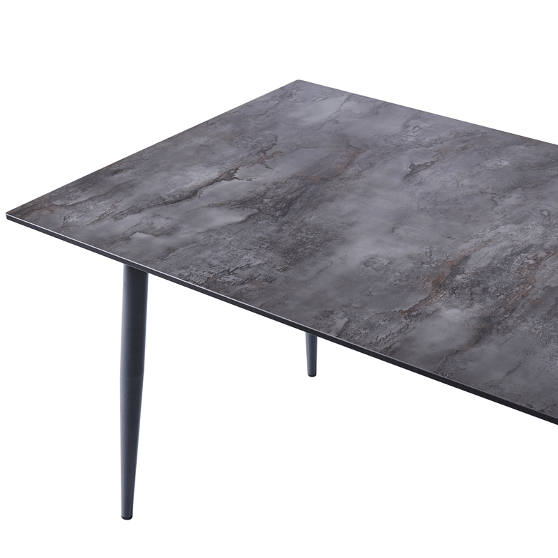 Matbord utomhus Tolentino 180 cm Steneffekt - Grå - Utemöbler & utemiljö - Utebord & trädgårdsbord - Matbord utomhus