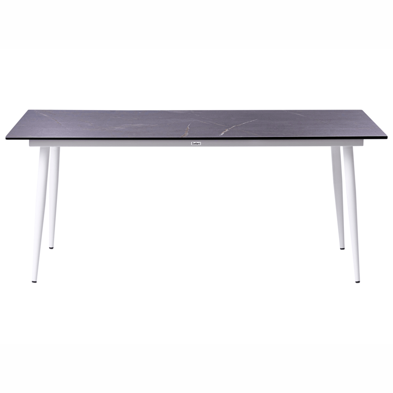 Matbord utomhus Tolentino 90x180 cm Marmoreffekt - Vit/Grå - Utemöbler & utemiljö - Utebord & trädgårdsbord - Matbord utomhus