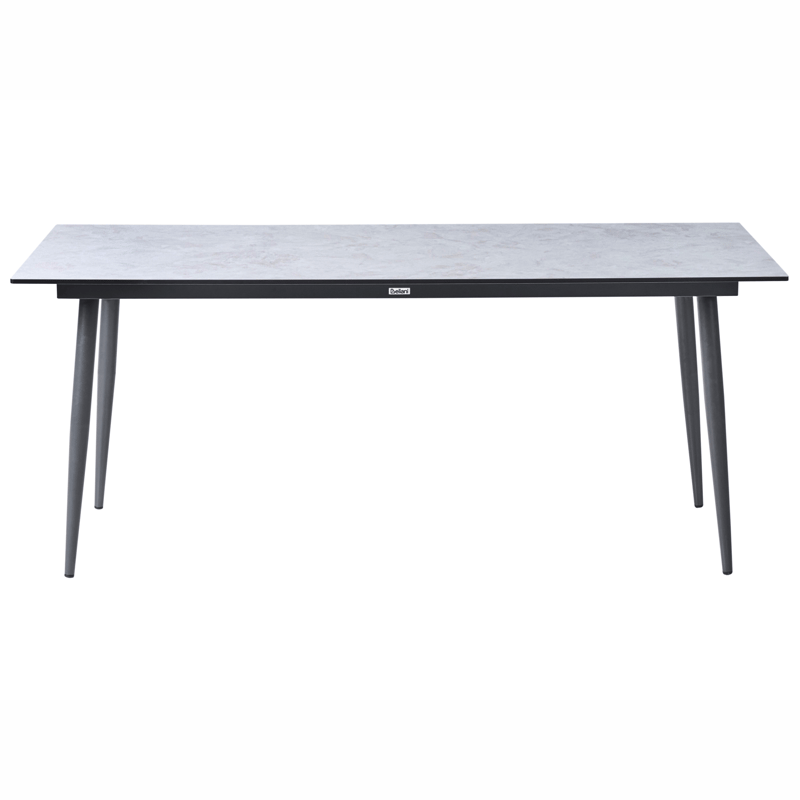 Matbord utomhus Tolentino 90x180 cm Steneffekt - Grå - Utemöbler & utemiljö - Utebord & trädgårdsbord - Matbord utomhus