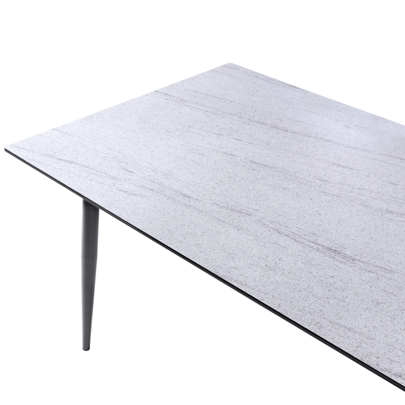 Matbord utomhus Tolentino 90x180 cm Steneffekt - Grå/Beige - Utemöbler & utemiljö - Utebord & trädgårdsbord - Matbord utomhus