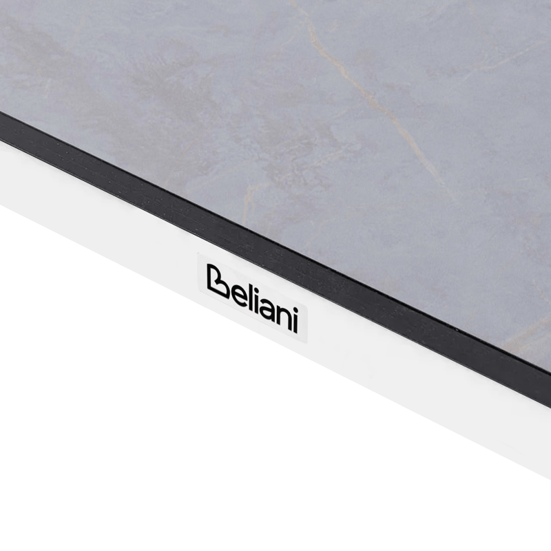 Matbord utomhus Tolentino 90x180 cm Steneffekt - Grå/Vit - Utemöbler & utemiljö - Utebord & trädgårdsbord - Matbord utomhus