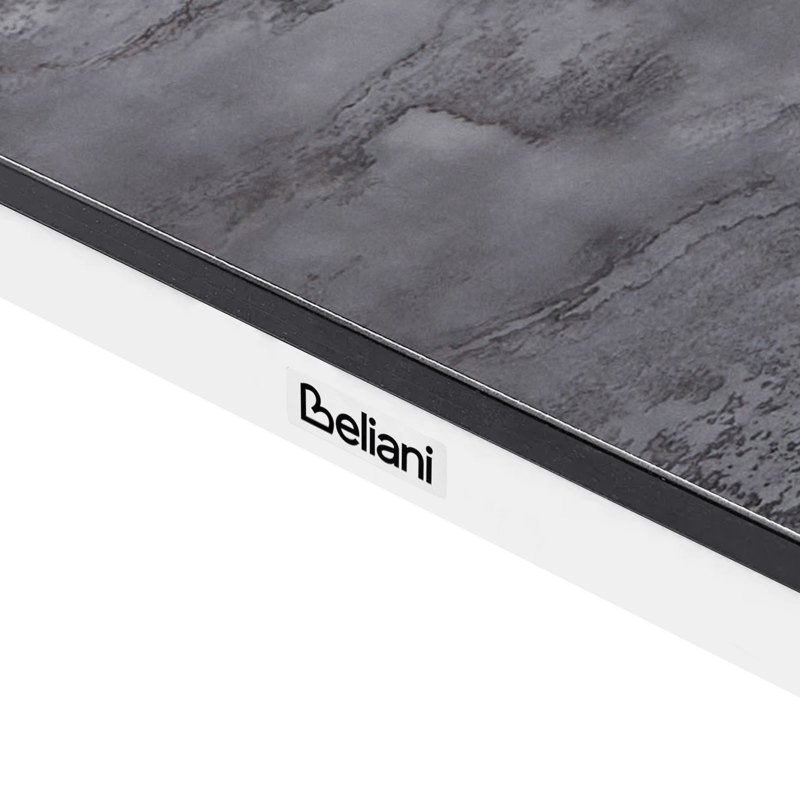 Matbord utomhus Tolentino 90x180 cm Steneffekt - Vit/Grå - Utemöbler & utemiljö - Utebord & trädgårdsbord - Matbord utomhus