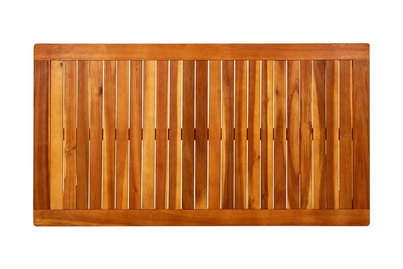 Trädgårdsbord 110x60x45 cm massivt akaciaträ - Brun - Matbord utomhus
