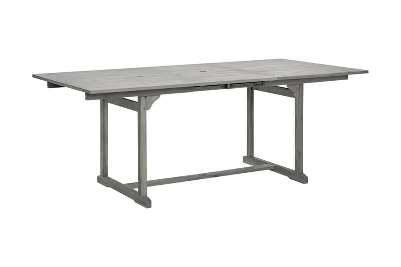 Trädgårdsbord (150-200)x100x75 cm massivt akaciaträ - Matbord utomhus
