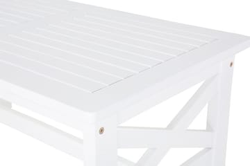 Trädgårdsbord Baltic 100 cm - Vit - Utemöbler & utemiljö - Utebord & trädgårdsbord - Matbord utomhus