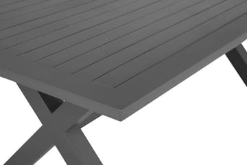 Trädgårdsbord Cascais 200 cm - Grå - Utemöbler & utemiljö - Utebord & trädgårdsbord - Matbord utomhus
