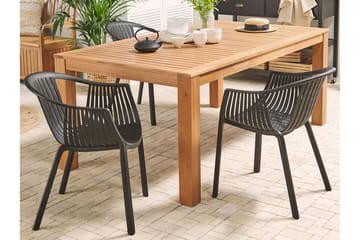 Trädgårdsbord Eukaliptus 190 x 105 cm MONSANO - Brun - Utemöbler & utemiljö - Utebord & trädgårdsbord - Matbord utomhus