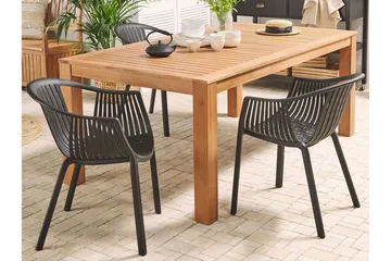 Trädgårdsbord Eukaliptus 190 x 105 cm MONSANO - Brun - Utemöbler & utemiljö - Utebord & trädgårdsbord - Matbord utomhus