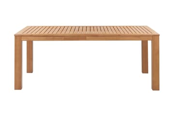 Trädgårdsbord Eukaliptus 190 x 105 cm MONSANO - Brun - Utemöbler & utemiljö - Utebord & trädgårdsbord - Matbord utomhus