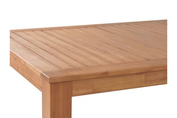 Trädgårdsbord Eukaliptus 190 x 105 cm MONSANO - Brun - Utemöbler & utemiljö - Utebord & trädgårdsbord - Matbord utomhus