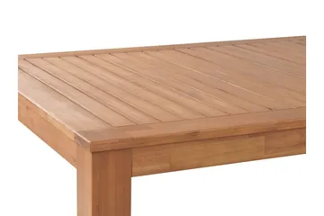 Trädgårdsbord Eukaliptus 190 x 105 cm MONSANO - Brun - Utemöbler & utemiljö - Utebord & trädgårdsbord - Matbord utomhus