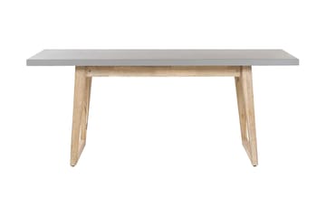 Trädgårdsbord grå 180 x 90 cm ORIA - Grå - Utemöbler & utemiljö - Utebord & trädgårdsbord - Matbord utomhus