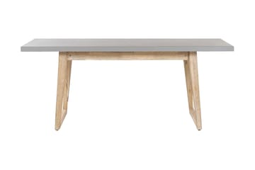 Trädgårdsbord grå 180 x 90 cm ORIA - Grå - Utemöbler & utemiljö - Utebord & trädgårdsbord - Matbord utomhus