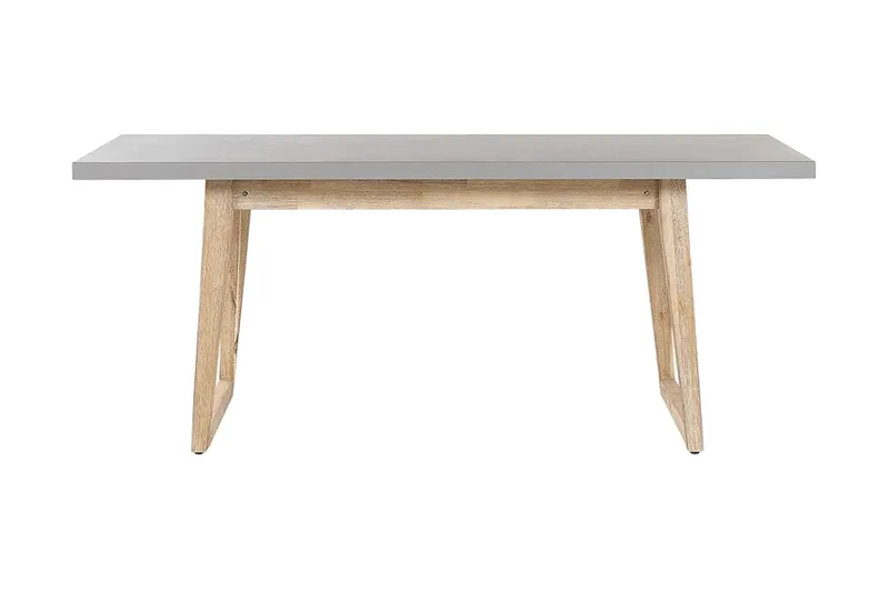 Trädgårdsbord grå 180 x 90 cm ORIA - Grå - Utemöbler & utemiljö - Utebord & trädgårdsbord - Matbord utomhus