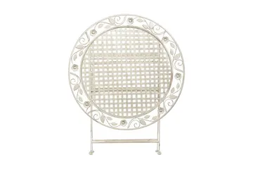 Trädgårdsbord krämvit BIVIO - Vit - Utemöbler & utemiljö - Utebord & trädgårdsbord - Matbord utomhus