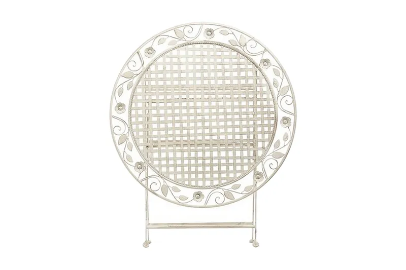 Trädgårdsbord krämvit BIVIO - Vit - Utemöbler & utemiljö - Utebord & trädgårdsbord - Matbord utomhus