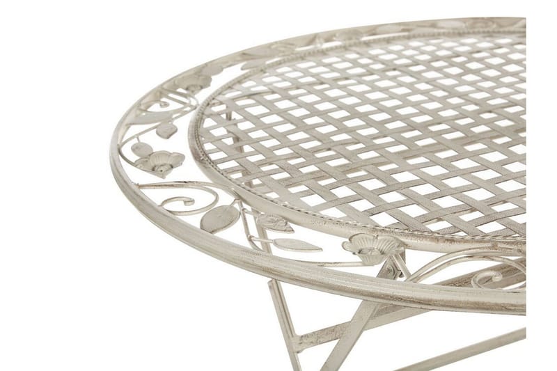 Trädgårdsbord krämvit BIVIO - Vit - Utemöbler & utemiljö - Utebord & trädgårdsbord - Matbord utomhus