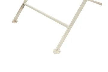 Trädgårdsbord krämvit BIVIO - Vit - Utemöbler & utemiljö - Utebord & trädgårdsbord - Matbord utomhus