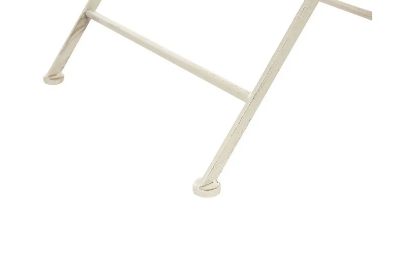 Trädgårdsbord krämvit BIVIO - Vit - Utemöbler & utemiljö - Utebord & trädgårdsbord - Matbord utomhus