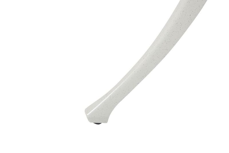 Trädgårdsbord rund 90 cm vit ANCONA - Vit - Utemöbler & utemiljö - Utebord & trädgårdsbord - Matbord utomhus