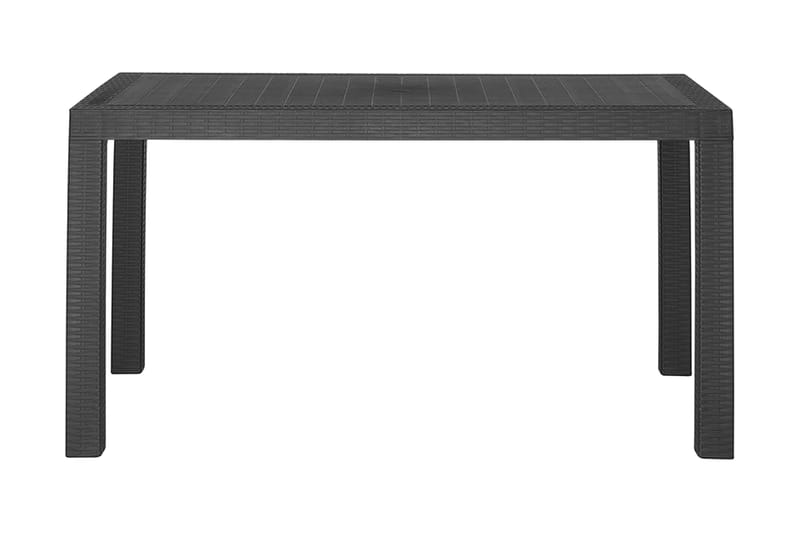 Trädgårdsbord Valderamo 140x80 cm - Svart - Utemöbler & utemiljö - Utebord & trädgårdsbord - Matbord utomhus