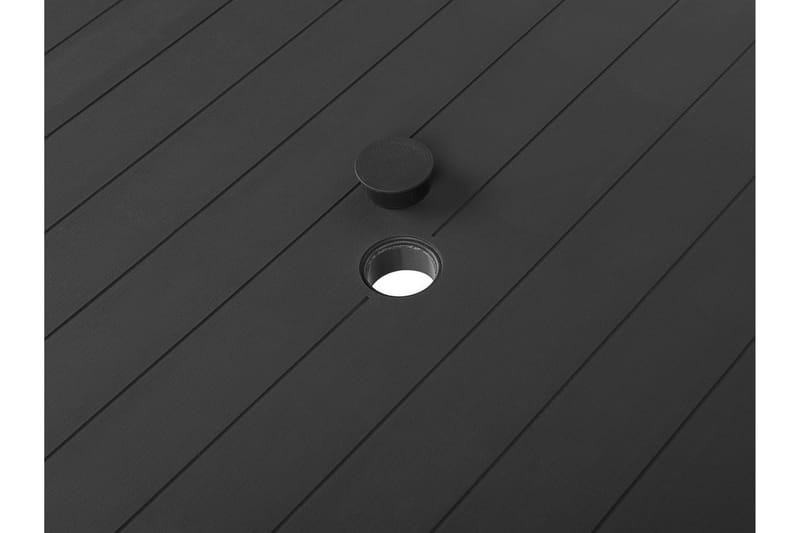 Trädgårdsbord Valderamo 80x80 cm - Svart - Utemöbler & utemiljö - Utebord & trädgårdsbord - Matbord utomhus
