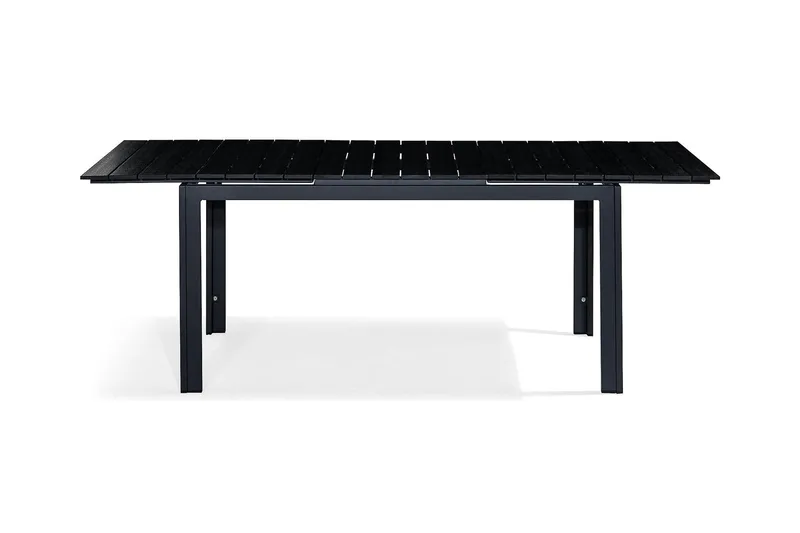 Tunis Förlängningsbart Matbord 160-220x90 cm - Svart - Utemöbler & utemiljö - Utebord & trädgårdsbord - Matbord utomhus