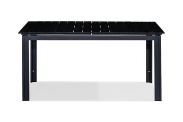 Tunis Förlängningsbart Matbord 160-220x90 cm - Svart - Utemöbler & utemiljö - Utebord & trädgårdsbord - Matbord utomhus