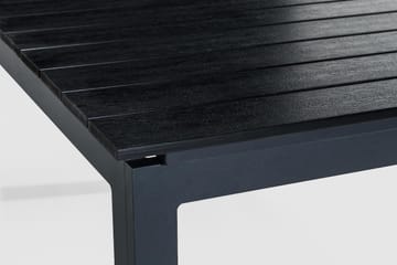 Tunis Förlängningsbart Matbord 160-220x90 cm - Svart - Utemöbler & utemiljö - Utebord & trädgårdsbord - Matbord utomhus