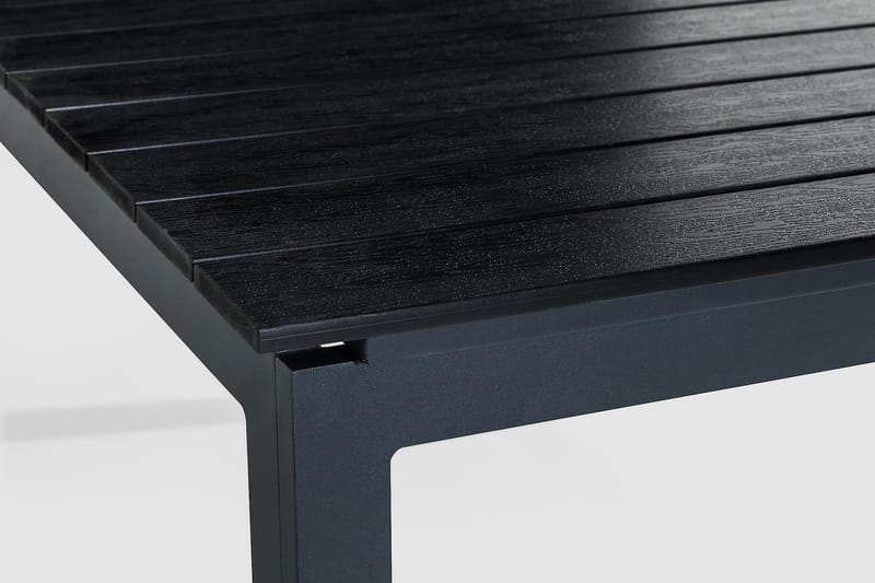 Tunis Förlängningsbart Matbord 160-220x90 cm - Svart - Utemöbler & utemiljö - Utebord & trädgårdsbord - Matbord utomhus