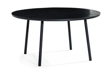 Tunis Matbord Utomhus 140 cm Runt - Svart - Utemöbler & utemiljö - Utebord & trädgårdsbord - Matbord utomhus