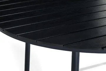 Tunis Matbord Utomhus 140 cm Runt - Svart - Utemöbler & utemiljö - Utebord & trädgårdsbord - Matbord utomhus