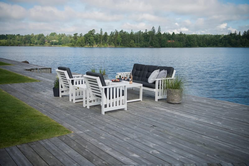 Utebord Hillerstorp Gotland 60x120 cm - Vit - Utemöbler & utemiljö - Utebord & trädgårdsbord - Matbord utomhus