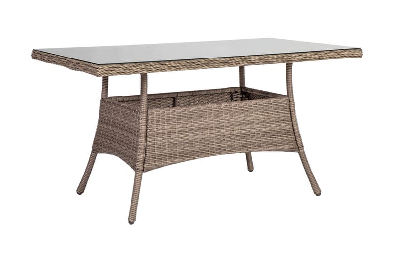 Utebord TOSCANA 140x80xH73cm färg: gråbeige - Utemöbler & utemiljö - Utebord & trädgårdsbord - Matbord utomhus