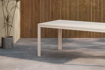 Matbord utomhus Venture Home Break Dining Table 74 X 205 X 90 - Beige / Beige Beige - Utemöbler & utemiljö - Utebord & trädgårdsbord - Matbord utomhus