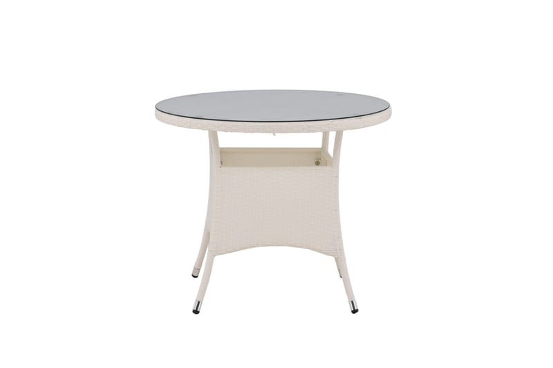 Volta Matbord Utomhus 90 Rund - Vit - Utemöbler & utemiljö - Utebord & trädgårdsbord - Matbord utomhus