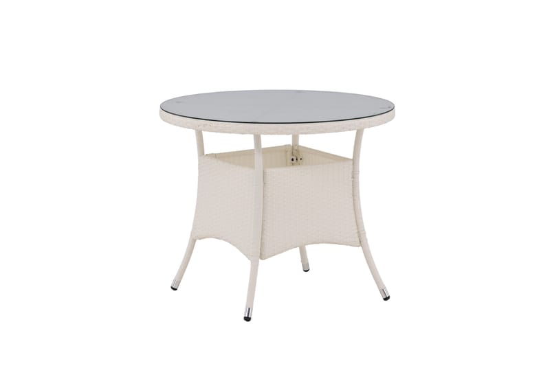 Volta Matbord Utomhus 90 Rund - Vit - Utemöbler & utemiljö - Utebord & trädgårdsbord - Matbord utomhus