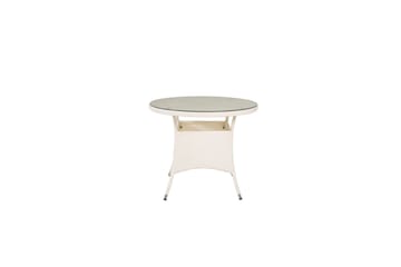 Volta Matbord Utomhus 90 Rund - Vit - Utemöbler & utemiljö - Utebord & trädgårdsbord - Matbord utomhus
