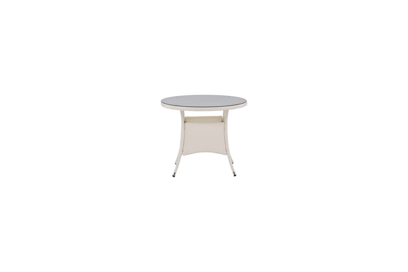 Volta Matbord Utomhus 90 Rund - Vit - Utemöbler & utemiljö - Utebord & trädgårdsbord - Matbord utomhus