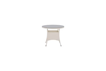 Volta Matbord Utomhus 90 Rund - Vit - Utemöbler & utemiljö - Utebord & trädgårdsbord - Matbord utomhus