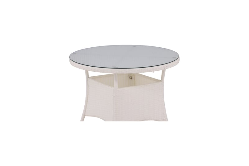 Volta Matbord Utomhus 90 Rund - Vit - Utemöbler & utemiljö - Utebord & trädgårdsbord - Matbord utomhus