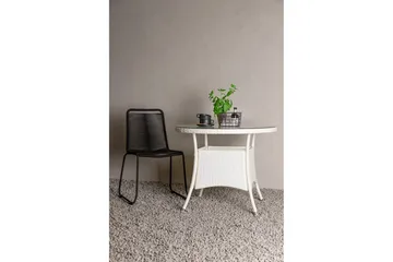 Volta Matbord Utomhus 90 Rund - Vit - Utemöbler & utemiljö - Utebord & trädgårdsbord - Matbord utomhus